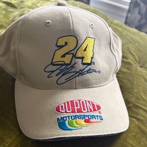 DuPont motor sports Tan Cap # 24